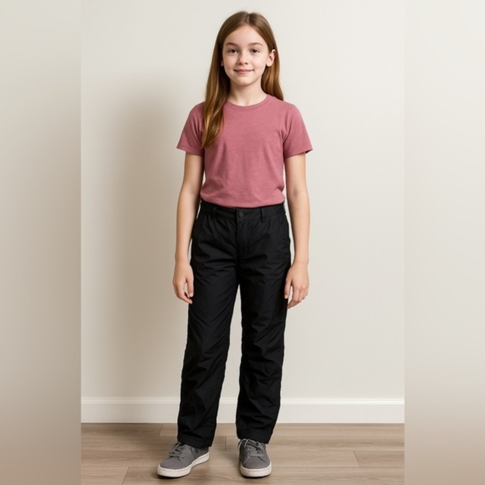 Columbia Girls Black Lightweight Pants Large 14